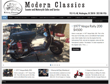 Tablet Screenshot of modernclassicsdc.com